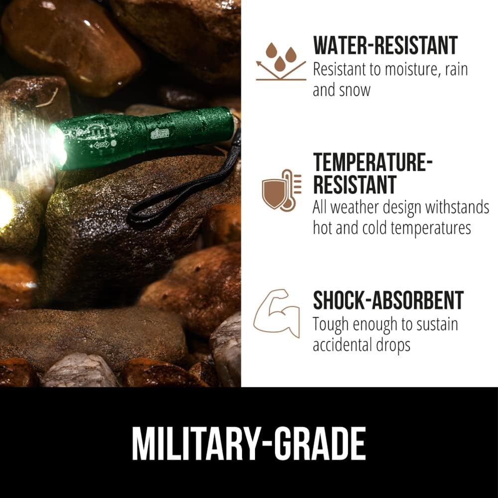 Tactical Flashlight & Luggage Straps Tactical Flashlight Adjustable Mode