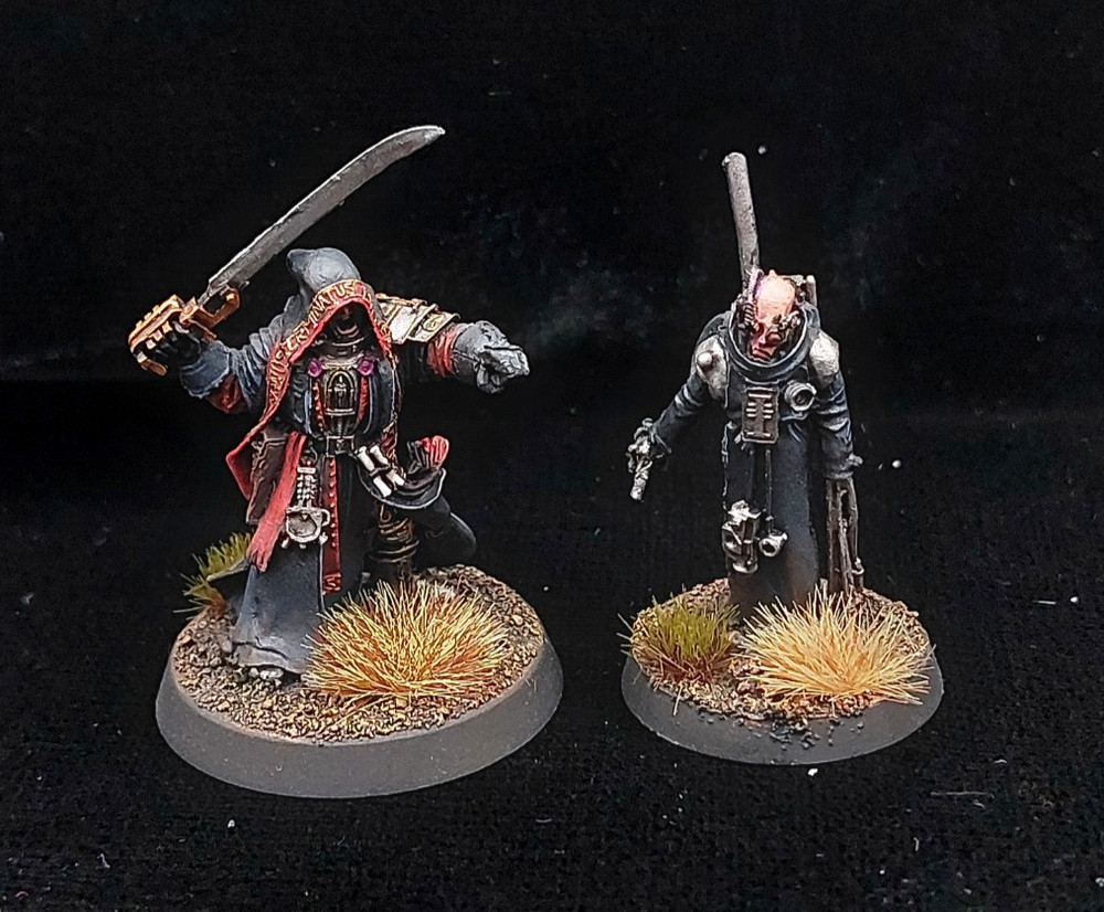Forgeworld . Inquisitor Solomon Lok  + Tech Servitor 40k