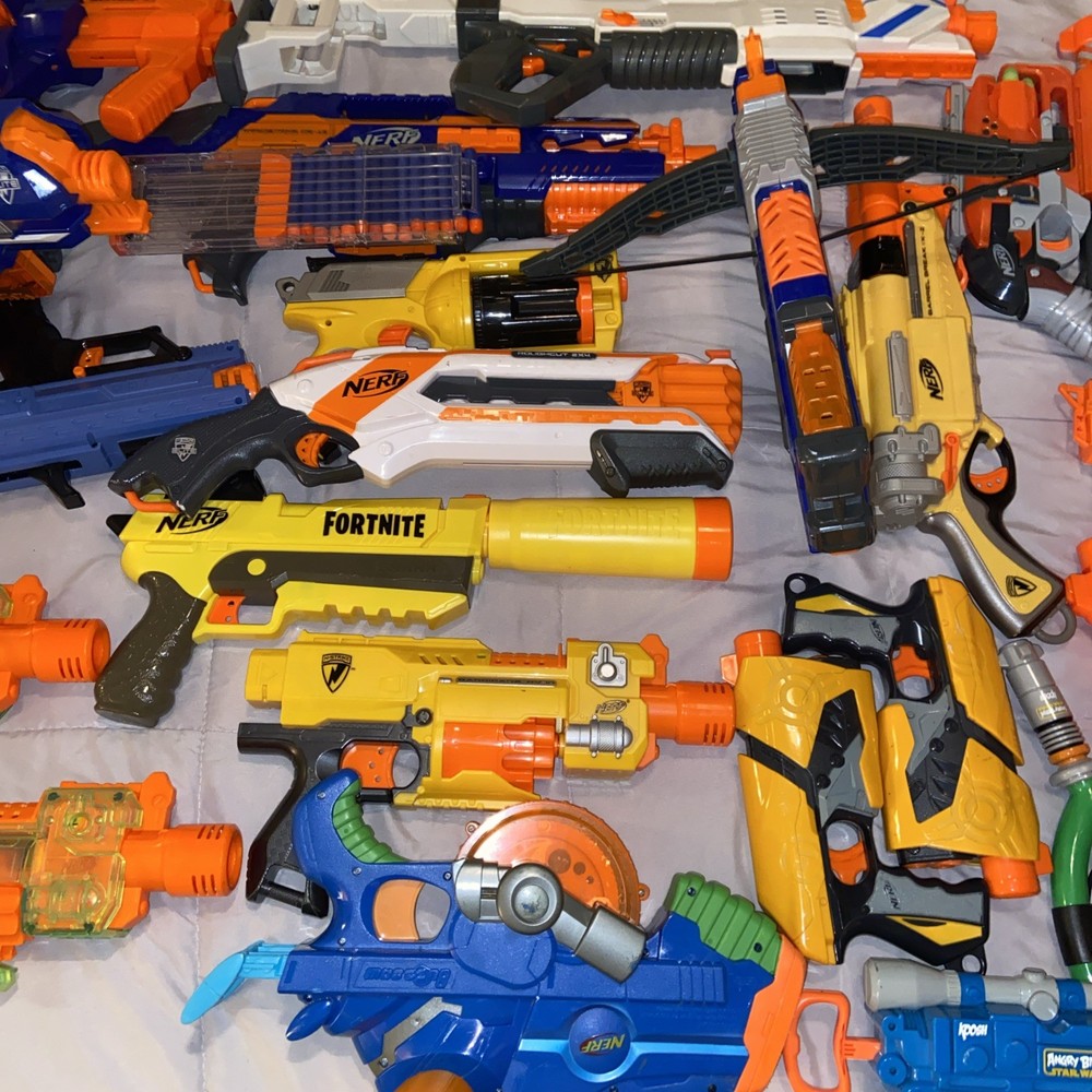 Nerf Lot For Nerf Wars Or Nerf Collectors