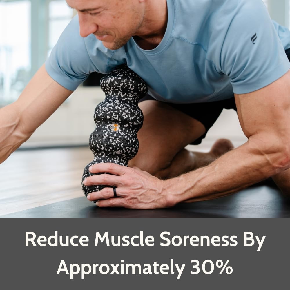 Rollga POINT - The Better Foam Roller for Physical Therapy. Deep Tissue Massage