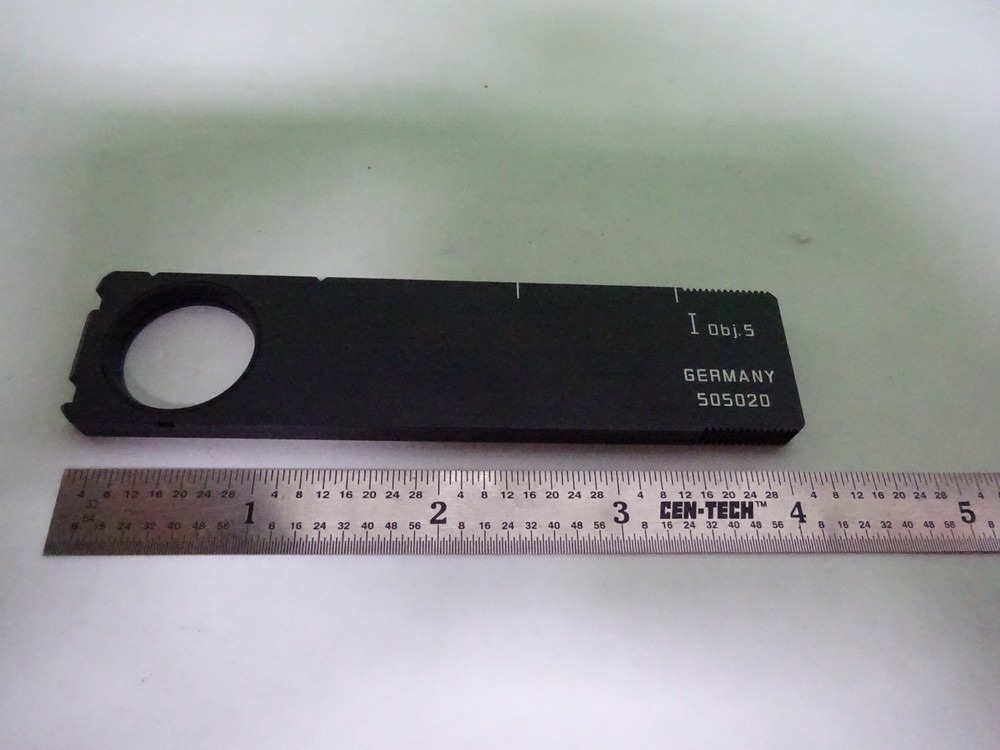 MICROSCOPE PART LEITZ GERMANY SLIDE 505020 OPTICS AS IS BIN#Y2-29
