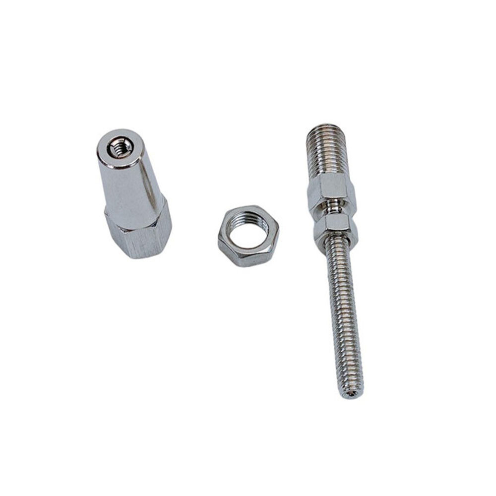 4 Pc Marine Stainless Steel 3/8" Swageless Threaded Stud 5/8" Thread 3/8" Cable