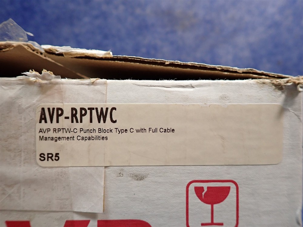 AVP RPTW-C Punch Block Type C with Full Cable Management Capabilities (G167)