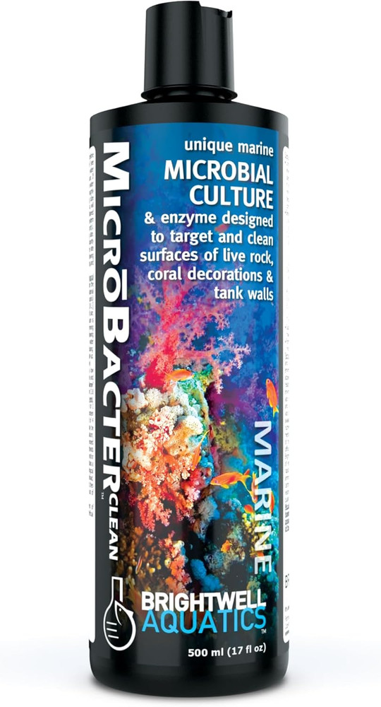 Microbacter Clean - Microbial Culture & Enzyme Blend Fish Tank Cleaner - Cleans