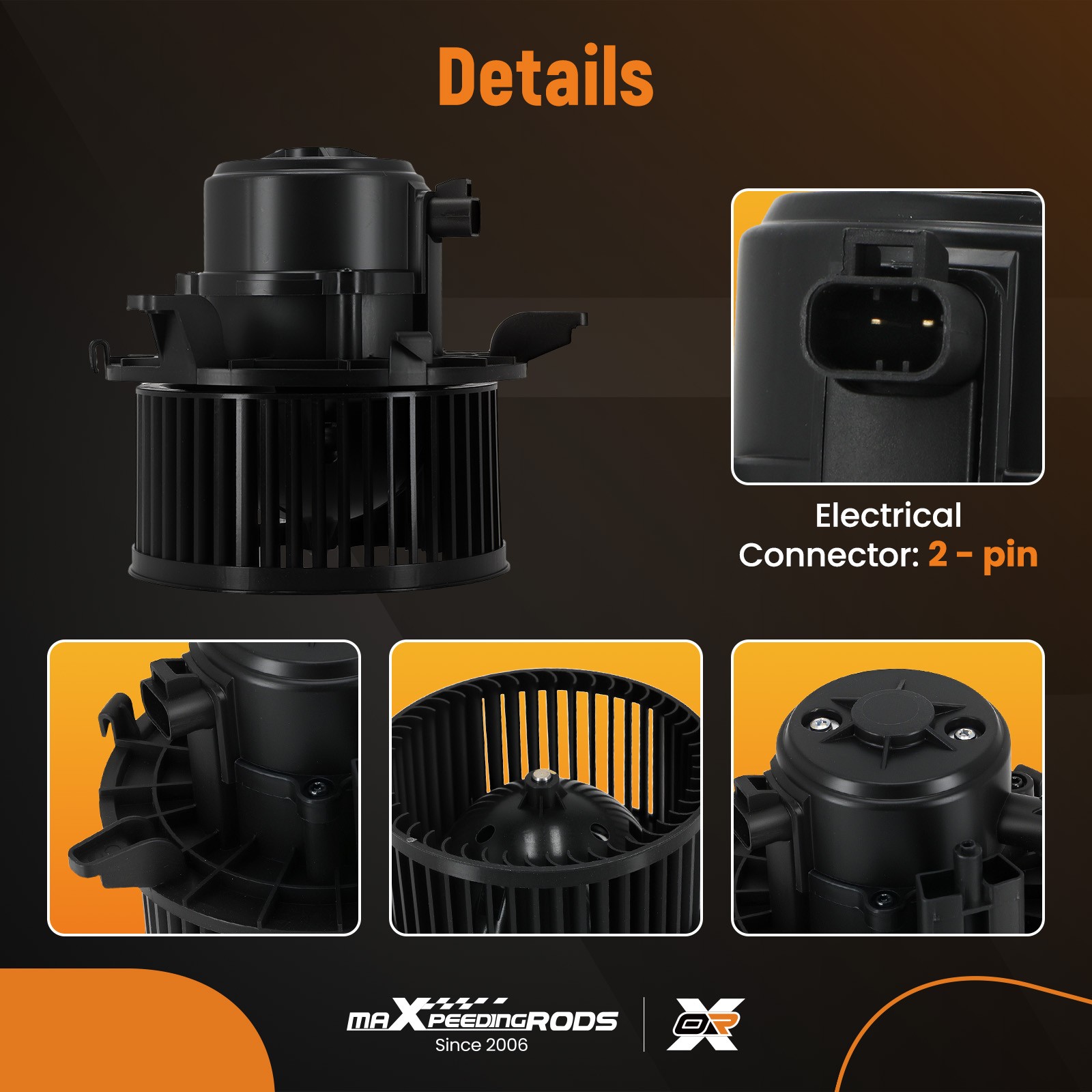 HVAC Heater Blower Motor Fan For GMC Sierra 1500 2500 3500 HD 2010-2014 22803996