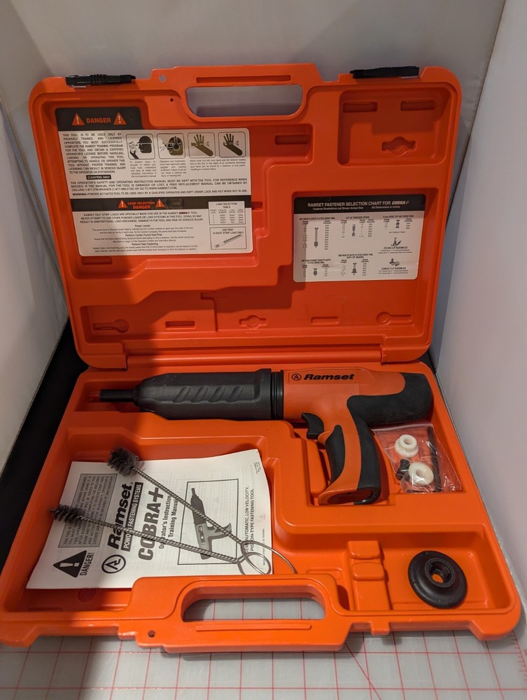 RAMSET 16942 COBRA+ 0.27 CALIBER SEMI-AUTOMATIC POWDER ACTUATED TOOL