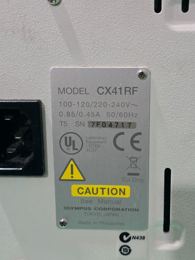 Olympus CX41RF Microscope CX41 with U-CTR30-2 with 5 objectives