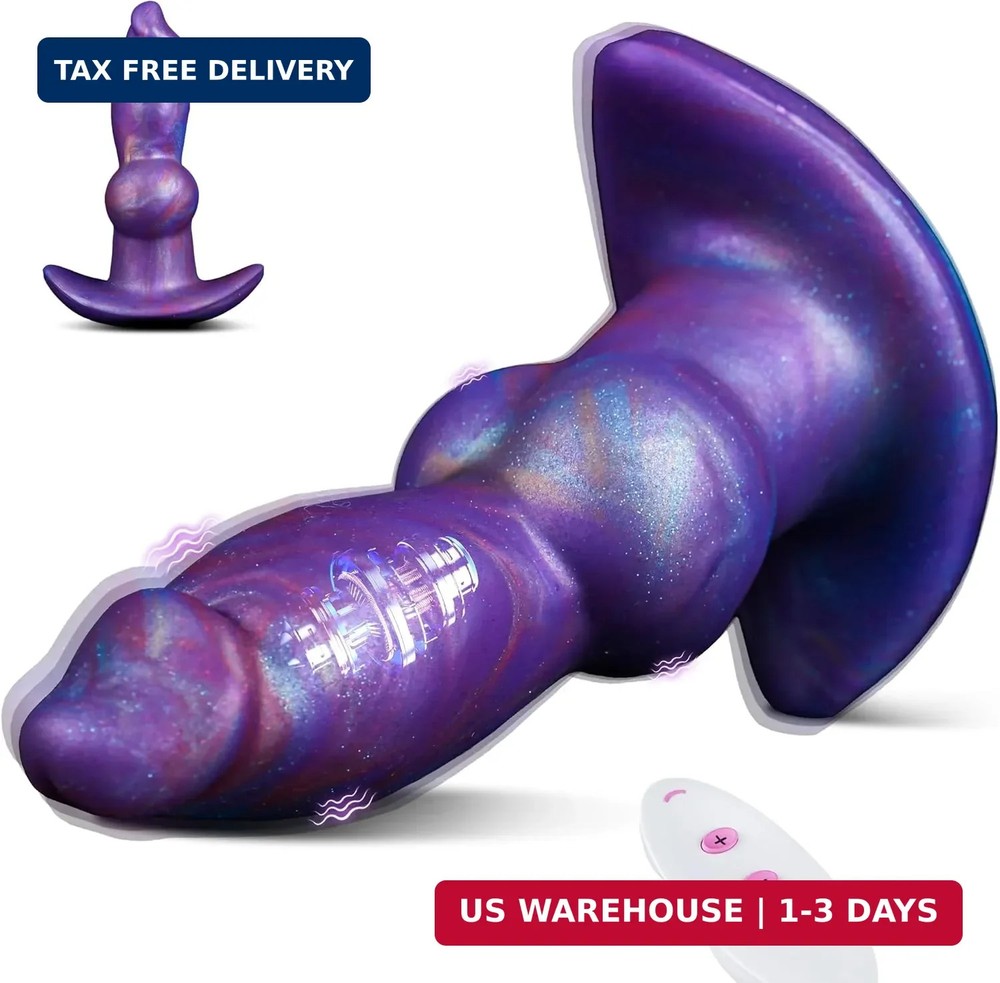 Vibrating Butt Plug Knot Buttplug - Vibrating Anal Plug Large Prostate Vibrator