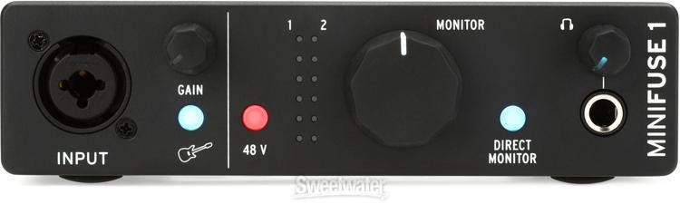 Arturia MiniFuse 1 USB-C Audio Interface - Black