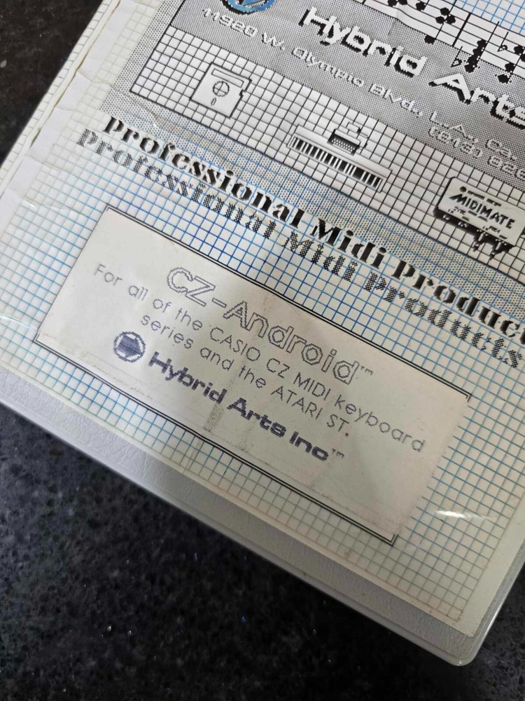 Hybrid Arts CZ-Android Software for CASIO CZ-101 CZ-1000 on ATARI Computer