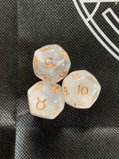 Astrodice with chart