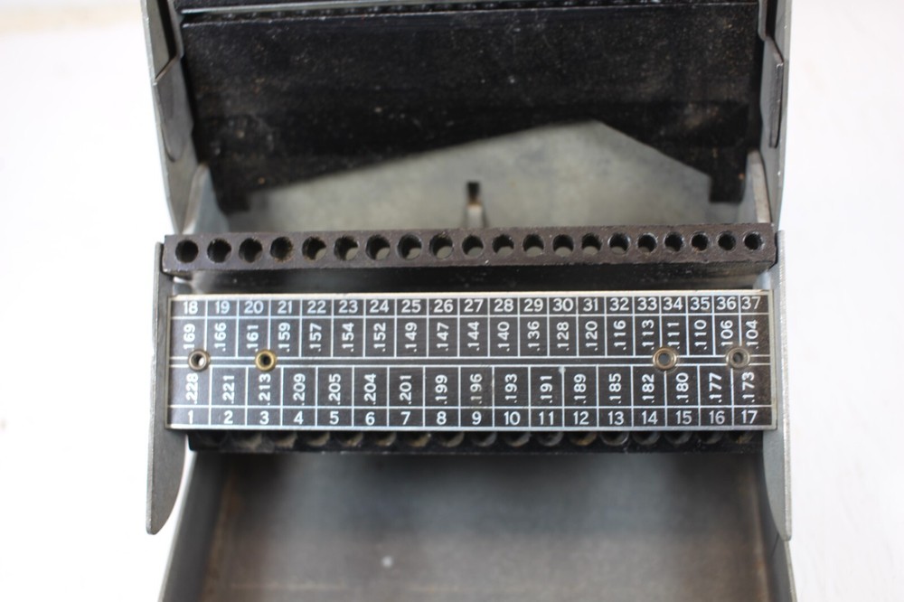 General Tool No.41 Drill Bit Case Made in USA
