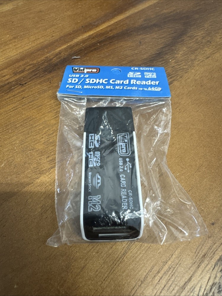 Vidpro Card Reader for SD & Micro SD Cards