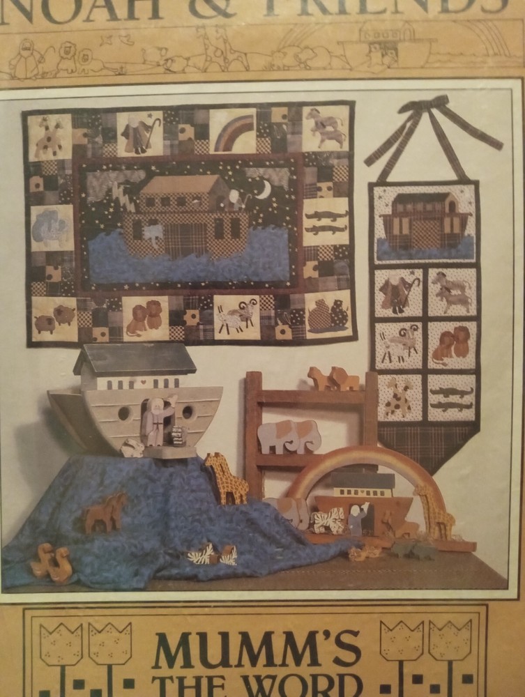 Debbie Mumm Noah's Ark Quilt Pattern Applique Pattern Noah & Friends