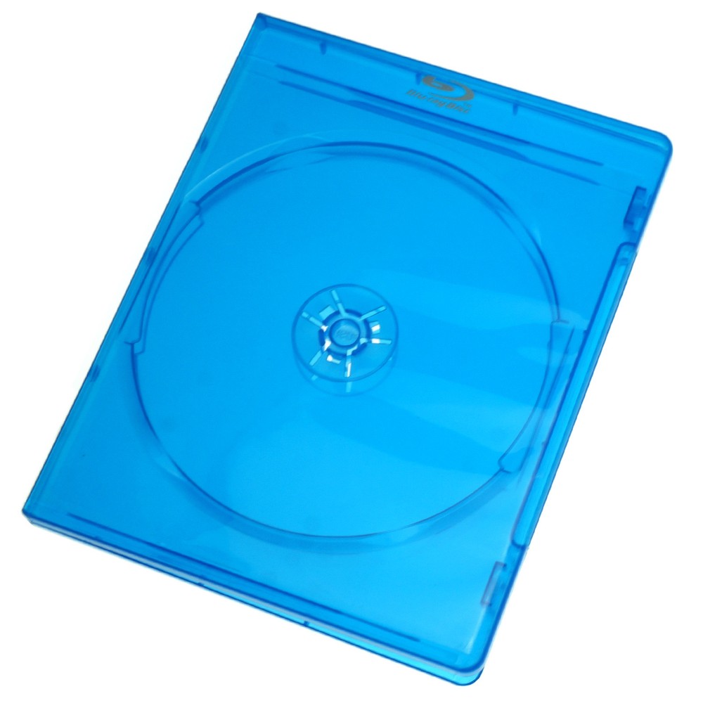 10 Pack 11mm DVD CD Empty Case Two Disc Storage Blu-ray Plastic Holder Sleeve