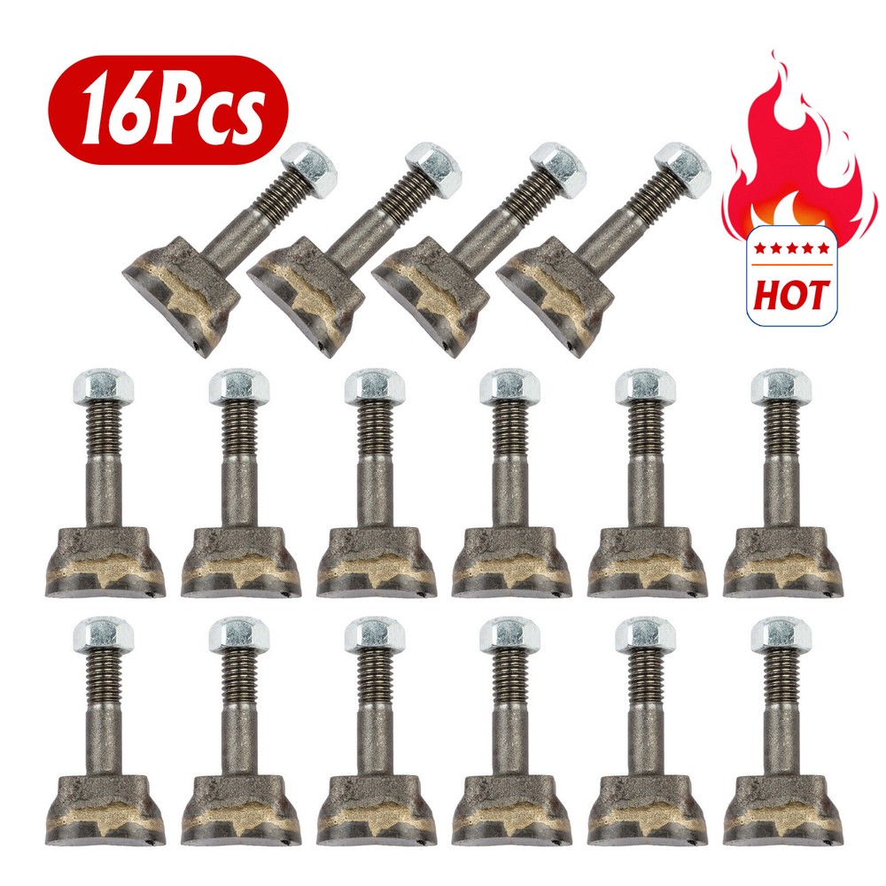 16 Pack Stump Grinder Teeth Replacement Grinder Teeth For Stump Removal