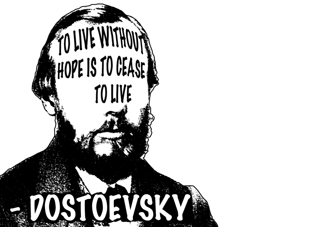 Fyodor Dostoevsky Quote Stickers