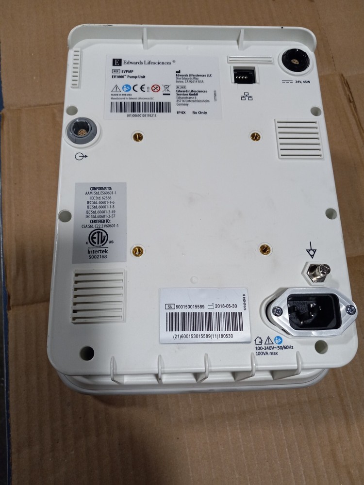 Edwards Lifesciences (EVPMP) Pump Unit EV1000 GOOD