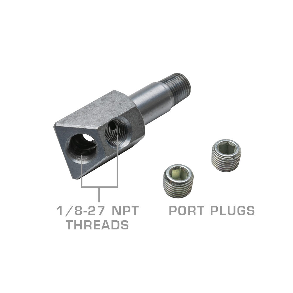 GlowShift Oil Pressure Sensor Thread Adapter for Chevy Small Block 305 350