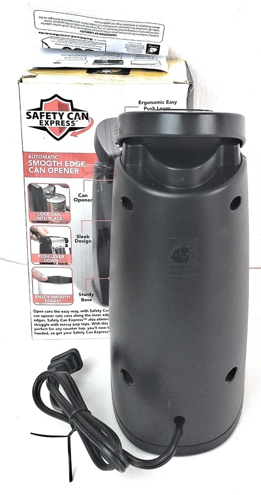 BulbHead 14636 Can Opener - Black