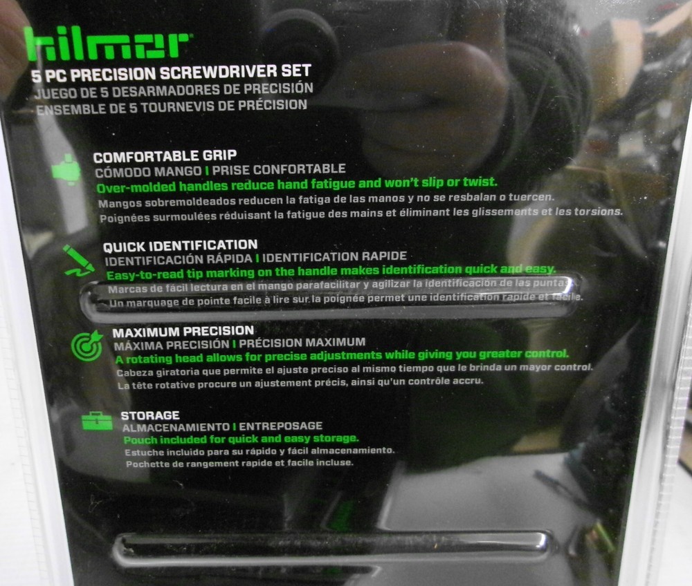Hilmor 1891089_REV1 5PC Precision Screwdriver Set