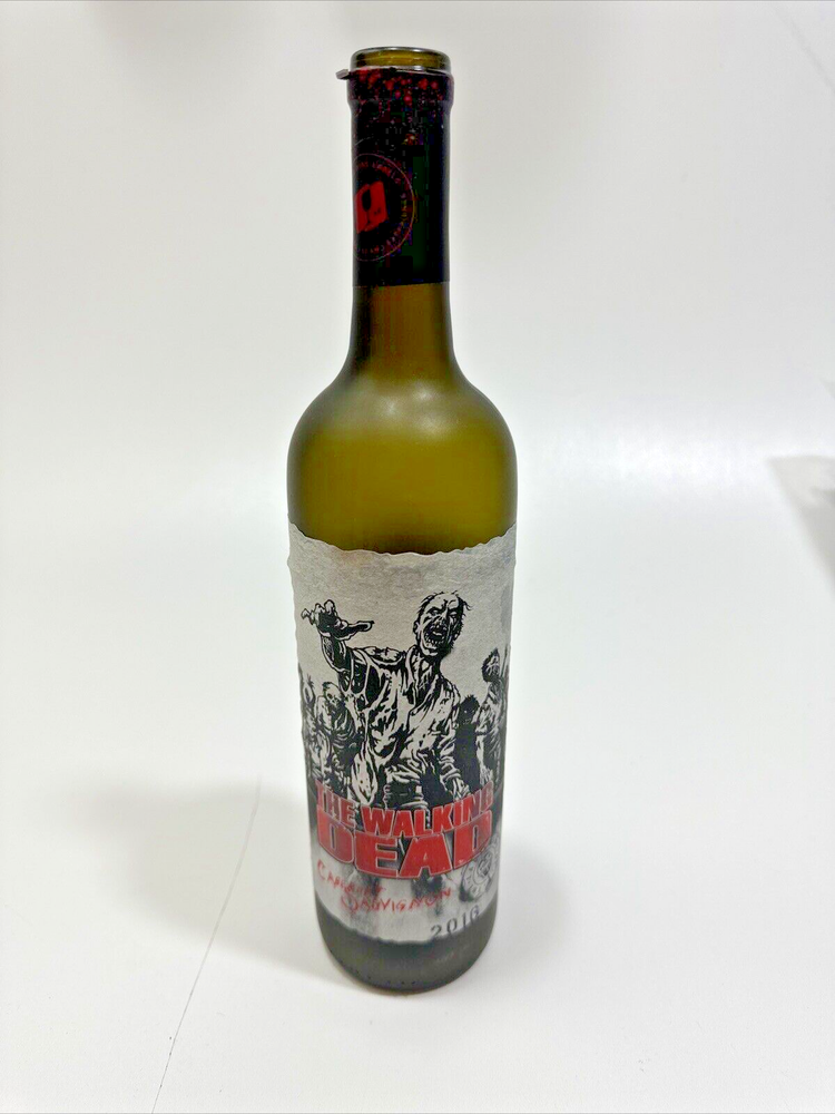 The Walking Dead Cabernet Sauvignon WINE Empty bottle 2016