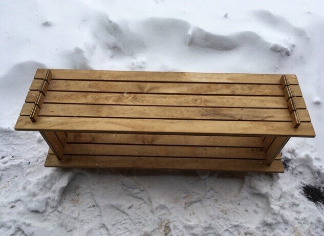 bench/ Coffee Table With Storage