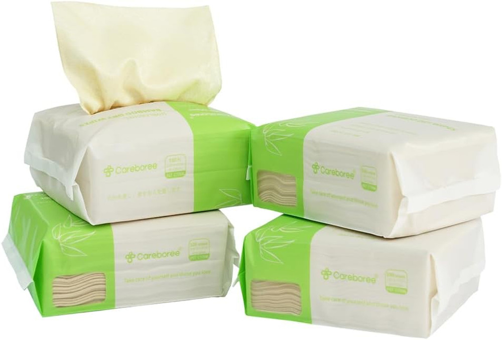 400-Count Unbleached Unscented Baby Wipes – Multi-Purpose Cotton Tissues