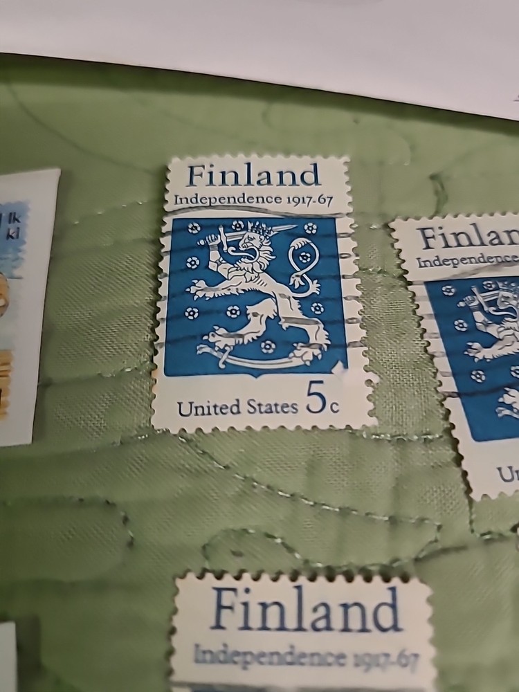 12 Stamps Finland (ENVELOPE 29)
