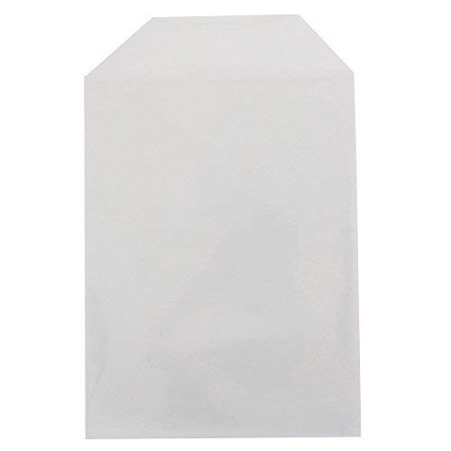 StarTechDeals 200 Clear CPP Plastic DVD Sleeves with Flap for 14mm