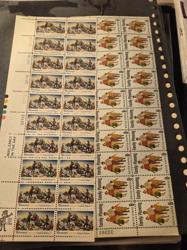 U S Classic N Blocks Set Mixed Lot, Mostly Mint With Few Uesd