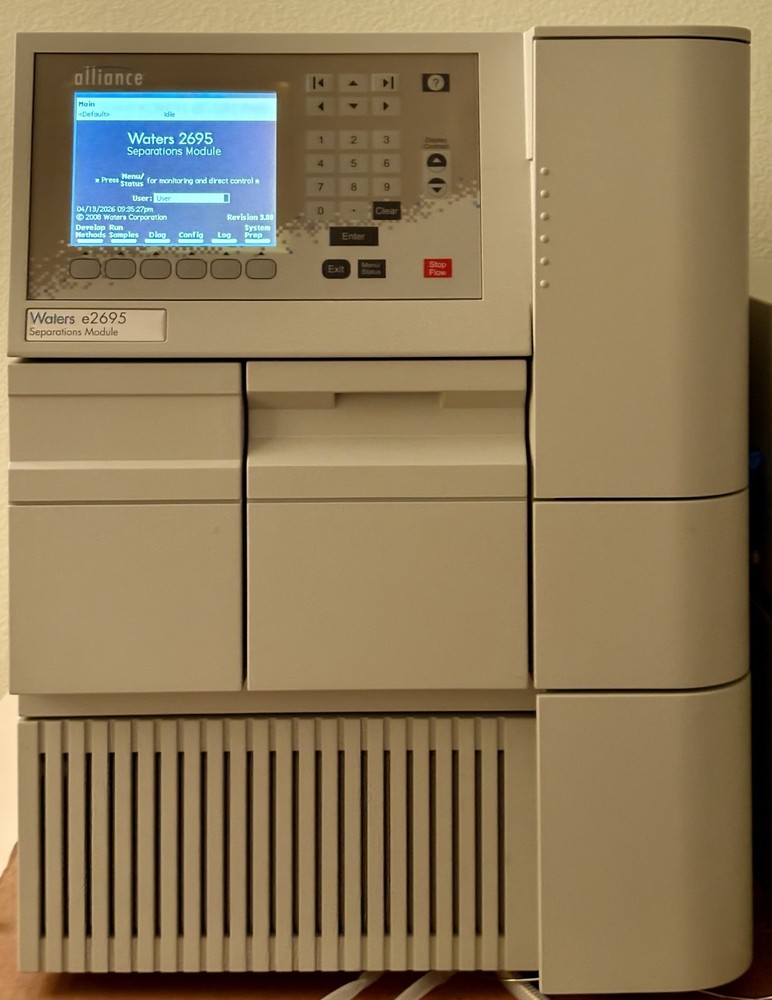 Waters HPLC System with e2695 Separations Module 2475 Fluorescence and 2998 PDA