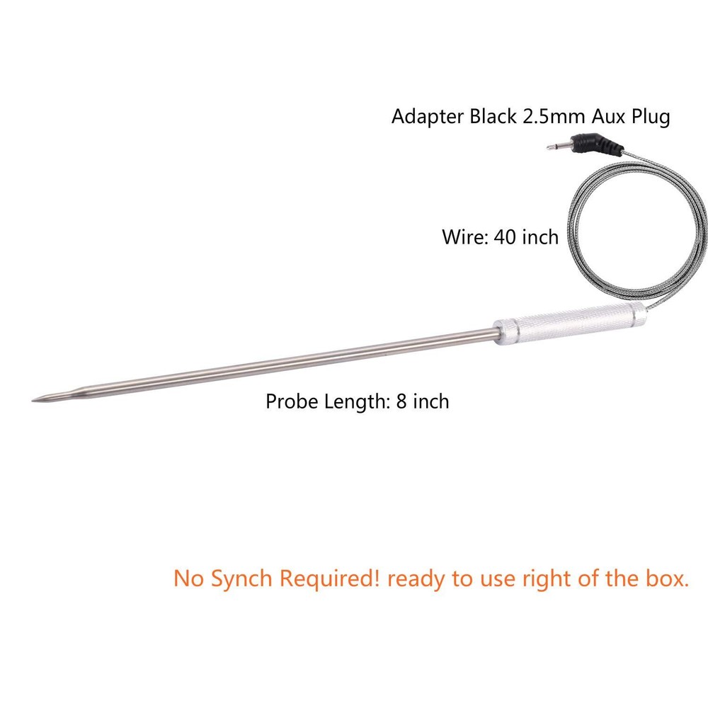 Replacement Thermopro Probe Tp20 Tp25 Tp08s Meat Thermometer Probe Replacement T