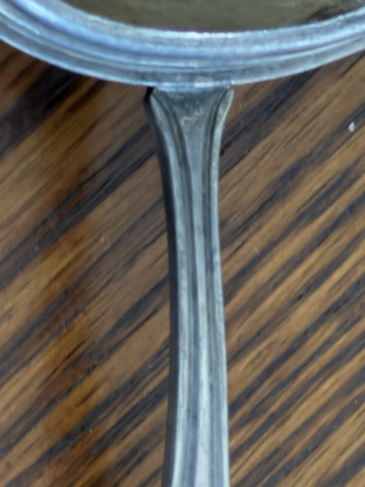 Page & Baker Antique Tea Strainer, Silverplate