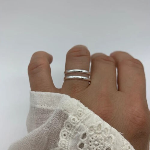Solid 925 Sterling Silver Band & Statement Ring Handmade Ring All size R-7