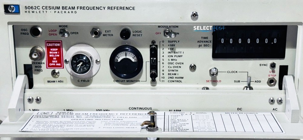 AGILENT (HP) 5062C CESIUM BEAM FREQUENCY COUNTER ****LOOK**** (REF.: 303R)