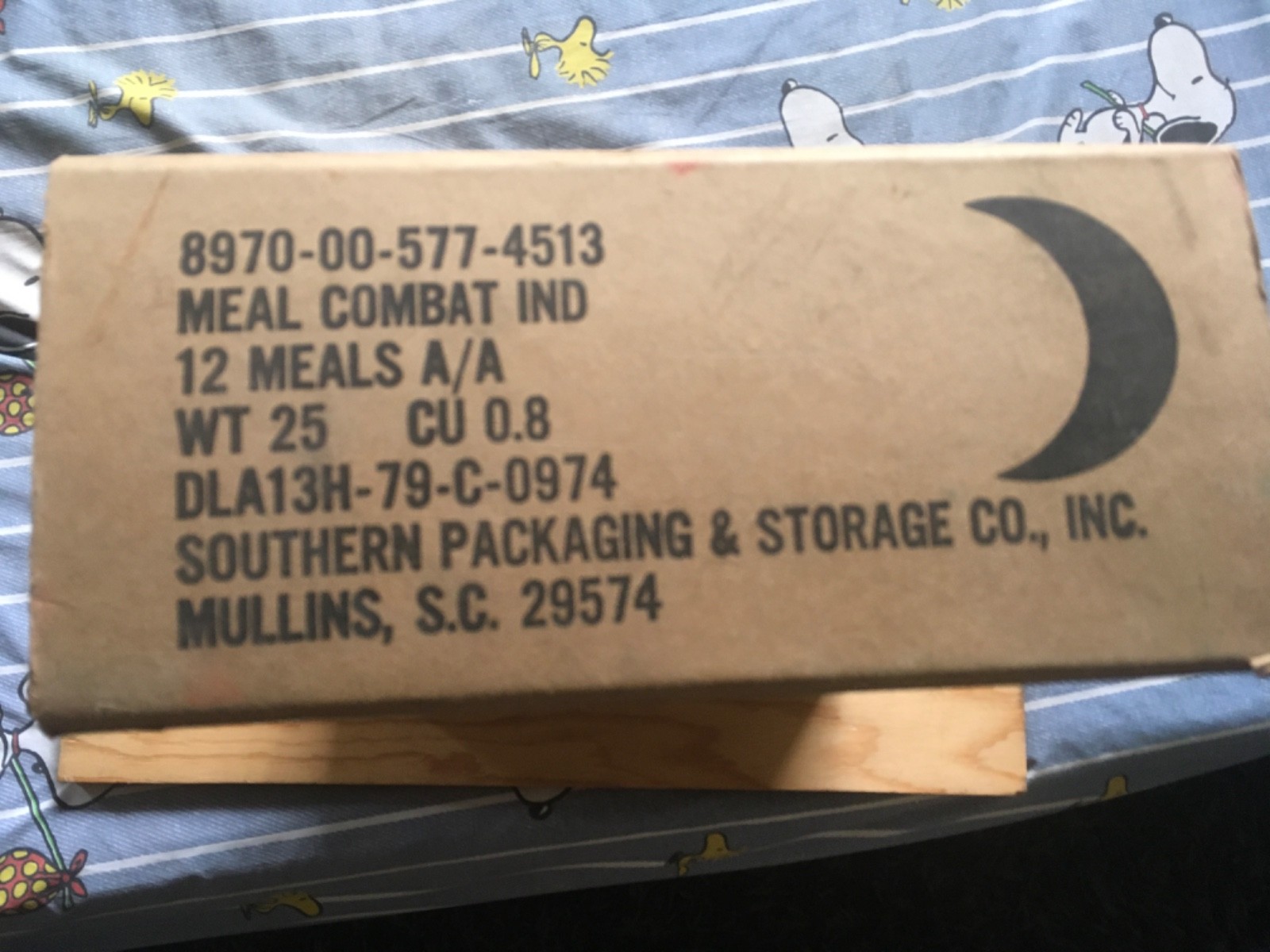 Vtg US MILITARY Meal Combat Individual B-1 Unit C RATION Pork Slices With Juices