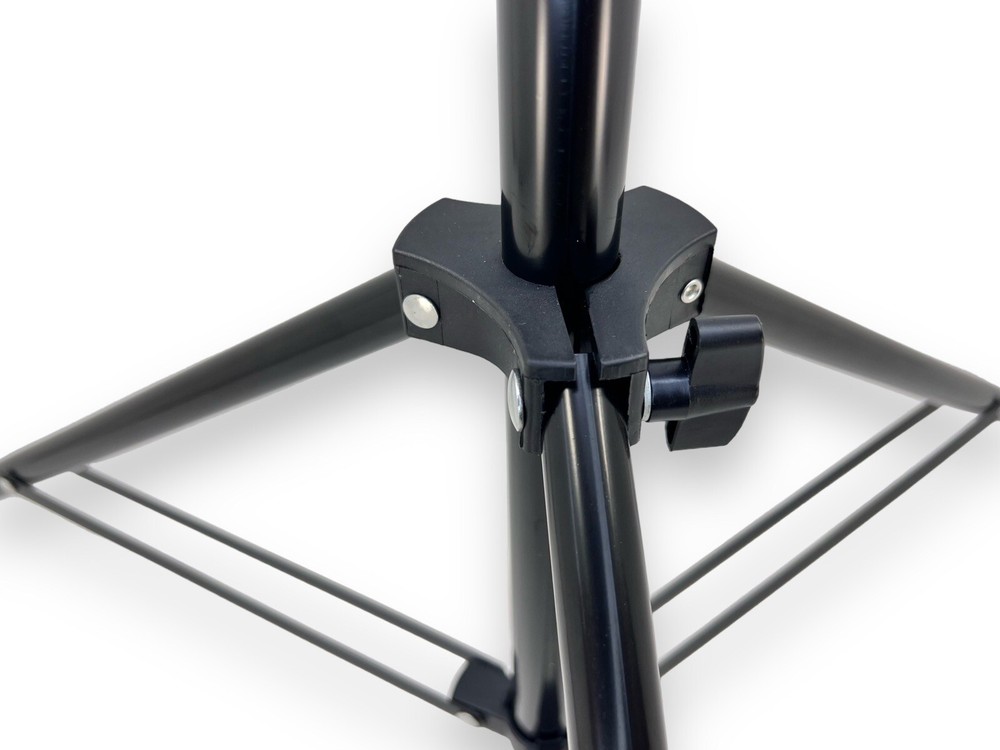 Two 8' 4-Section Photography Light / Backdrop Stands with 10mm / 3/8” Stud Black