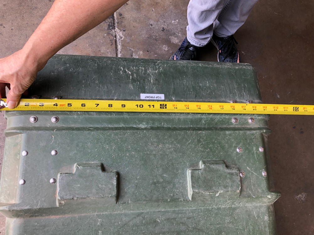 Hardigg Style Rack Mount Case General Dynamics Military Electronics Crate 38.5"