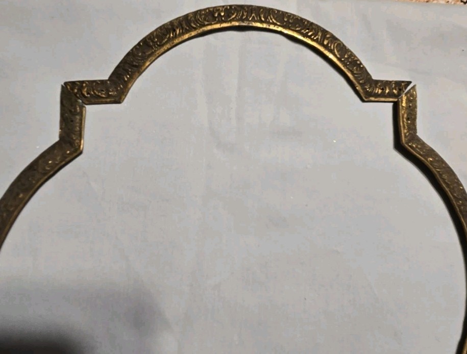 Antique Case Top Ornaments For Table Clock Ornate Solid Brass Set Frame