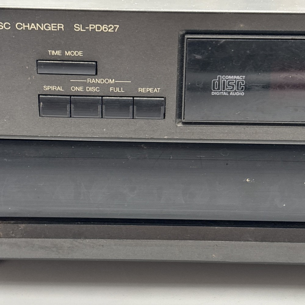 Technics SL-PD627 MASH Compact Disc Changer - 5 Disc - Black - Tested Working