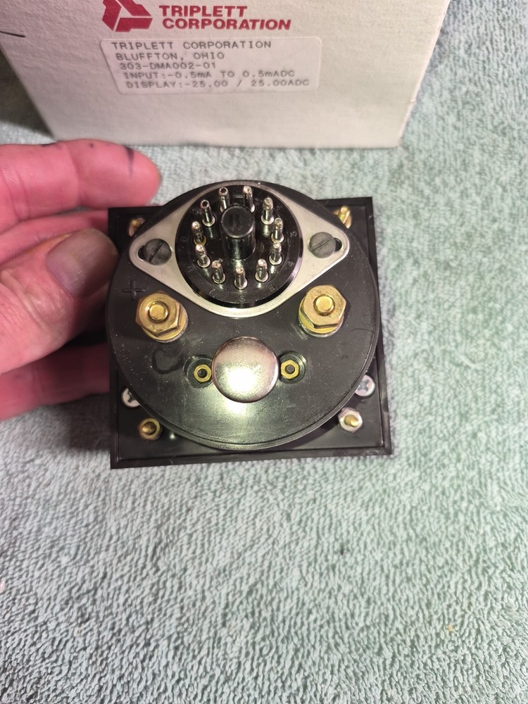 Beede Digital Amp Meter With Limits And Receptacle