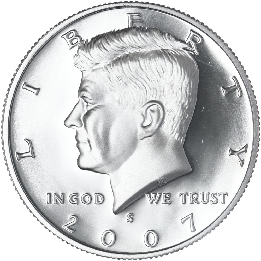 2007 S Kennedy Half Dollar Gem DCam Proof CN-Clad