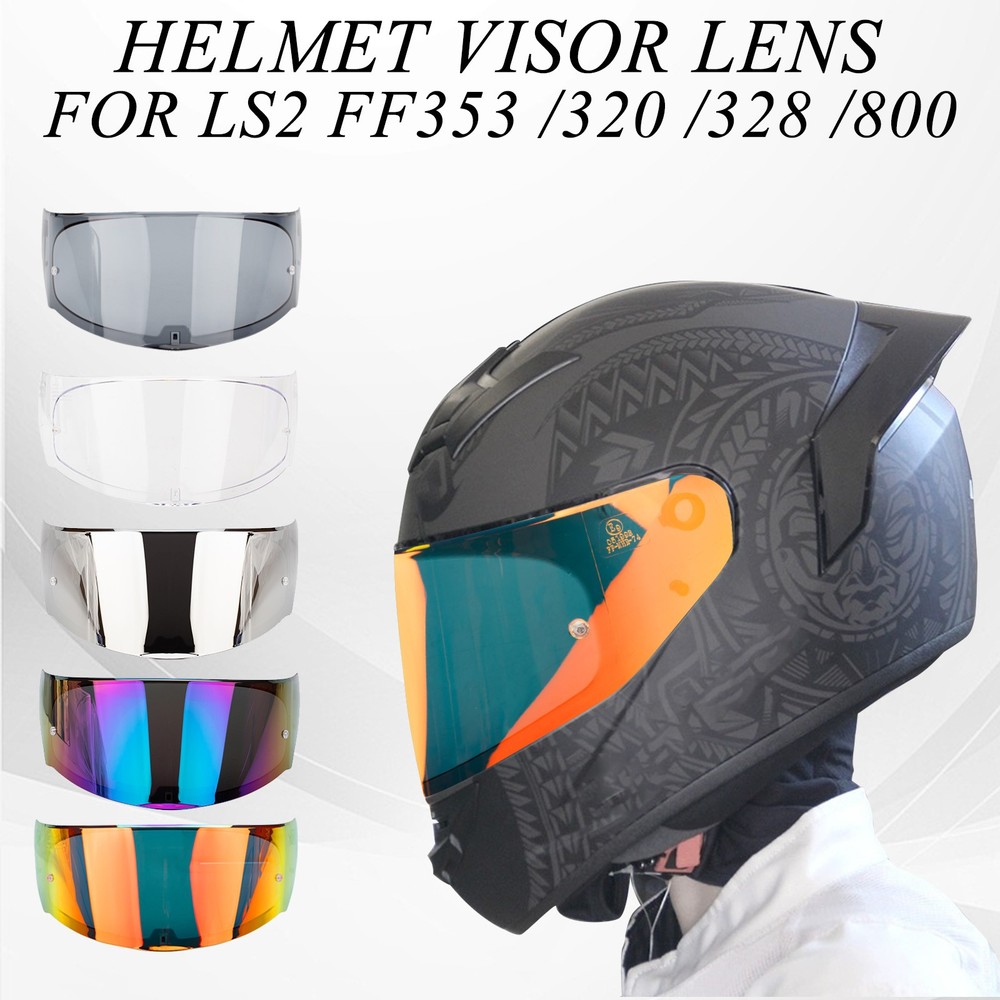 Face Shield Helmet Visor For LS2 Assault Rapid Stream FF320 FF328 FF800 FF353