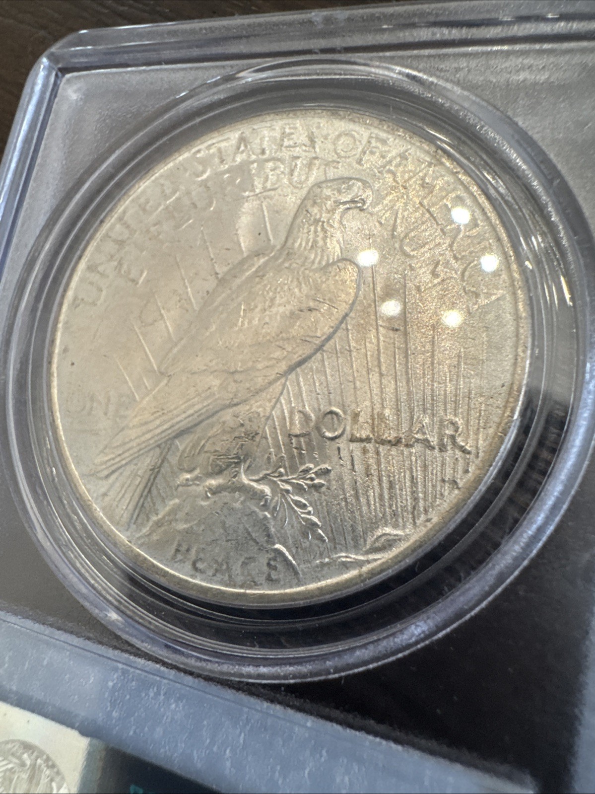 Peace Silver Dollar 1923 - 90% Silver Verified - PCGS MS64
