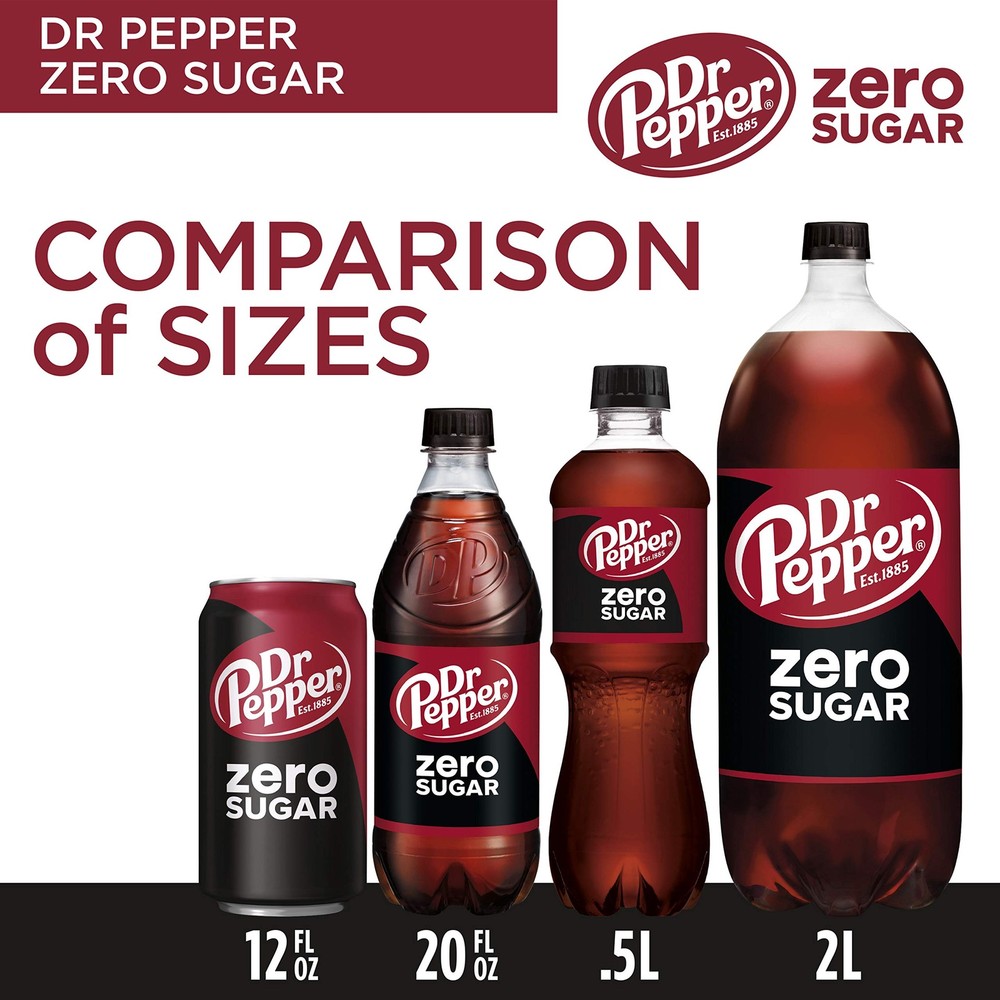 Zero Sugar Soda, 12 Oz Cans, 12 Pack - Refreshing Beverage Option
