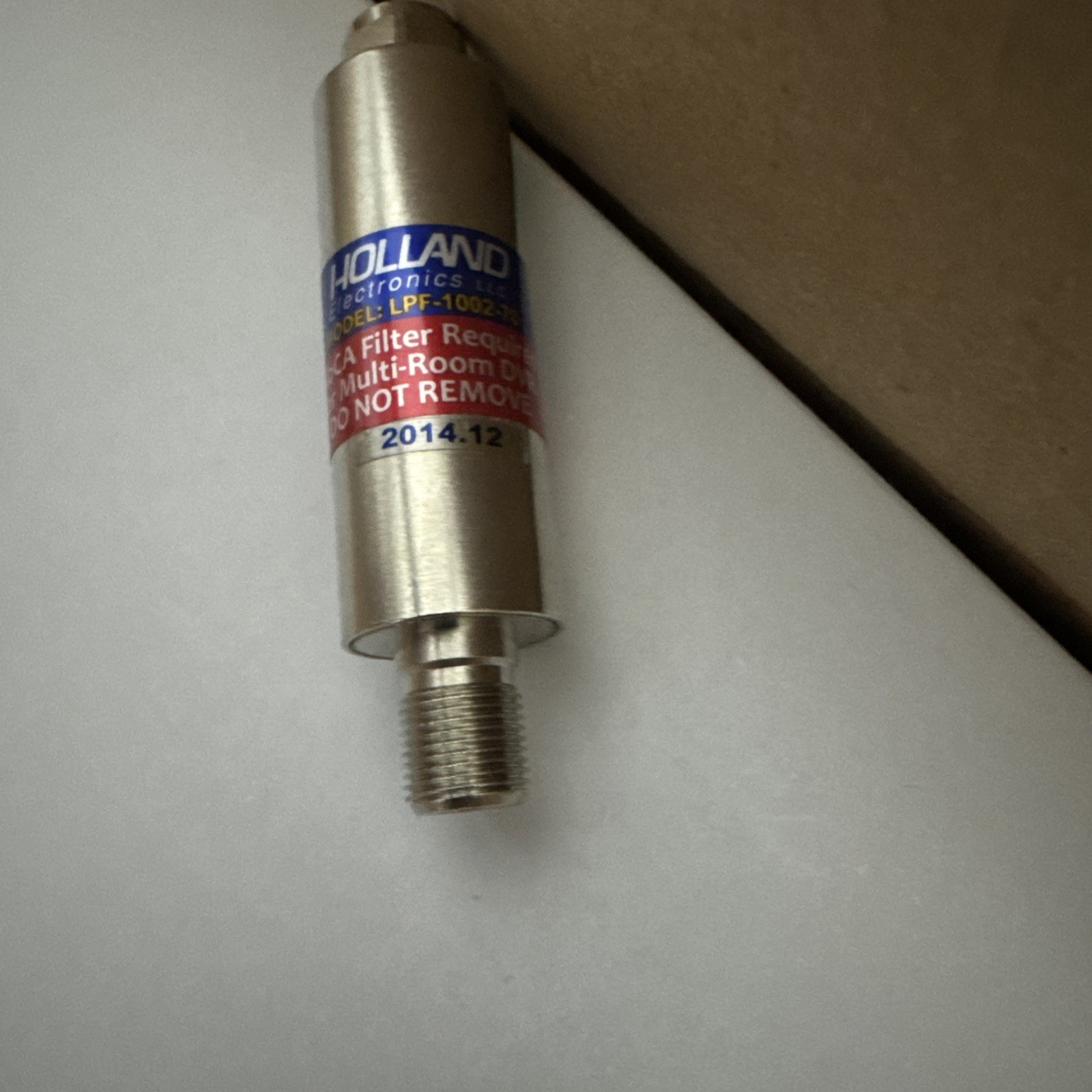 Holland MPOE-TM MoCA POE Filter for Cable TV Coaxial (Model LPF-1002-70)