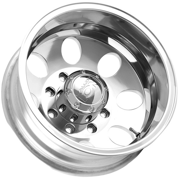 (Set of 4) Ion 167 Dually 16 Inch 8x165.1(8x6.5") Polished Wheels Rims