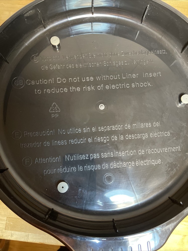 Nuwave Pro Infrared Oven 20322 Replacement Part Bottom Base Pan