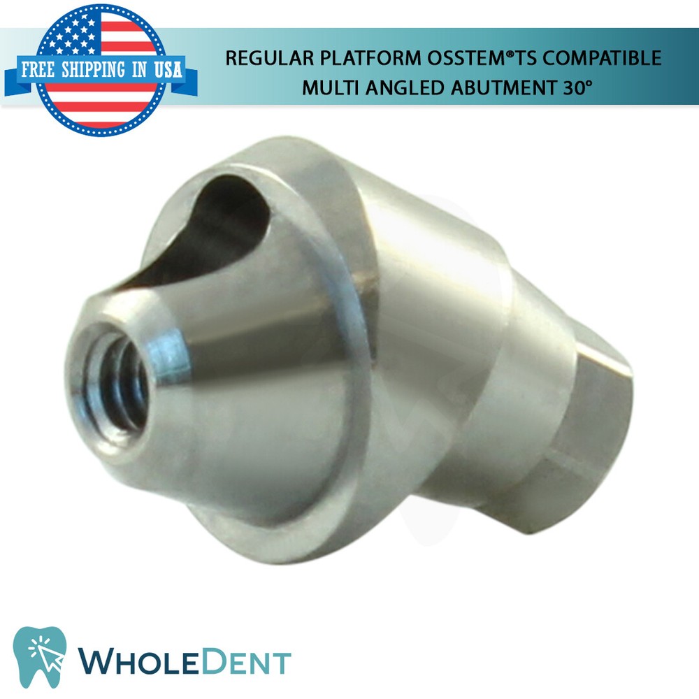 1X Dental Osstem® TS Compatible Regular Platform Multi Angulated Abutment 30°